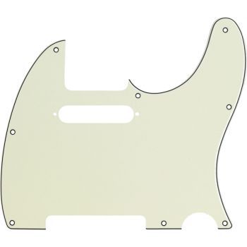 Detalė Fender  8-Hole Mount Multi-Ply Telecaster® Pickguard Mint Green