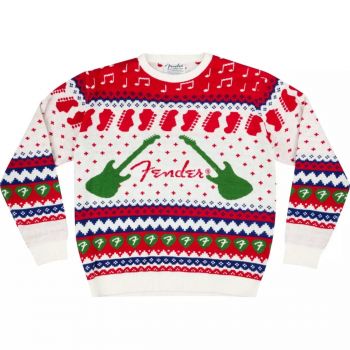 Megztinis Fender Holiday Sweater 2021, Multi-Color, M