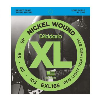 D'Addario Nickel Wound .045-.105 EXL165