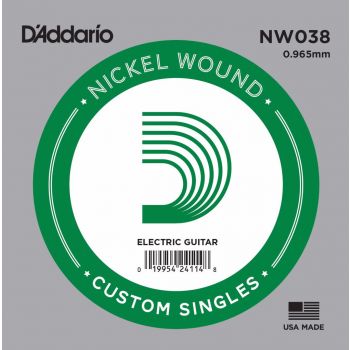 D'Addario Single Nickel Wound .038 NW038