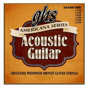 Stygos akustinei gitarai GHS Americana .012-.054 S425