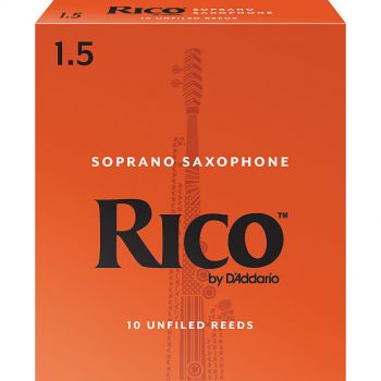 Liežuvėliai saksofonui sopranui Rico Nr.1,5 RIA1015