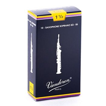 Liežuvėlis saksofonui sopranui Vandoren Traditional nr. 1,5 SR2015