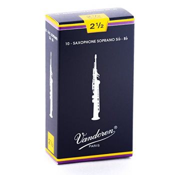 Liežuvėlis saksofonui sopranui Vandoren Traditional nr. 2.5 SR2025