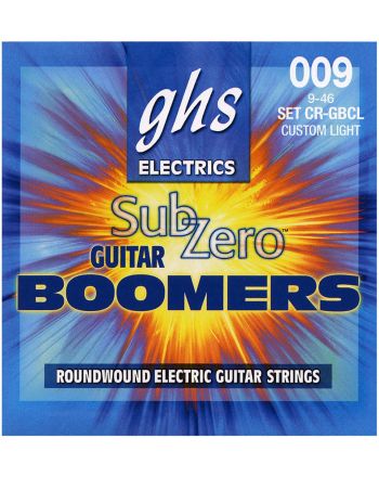 Stygos elektrinei gitarai GHS Sub-Zero Boomers 9-46