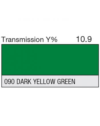 Apšvietimo filtras LEE 090 Dark Yellow Green