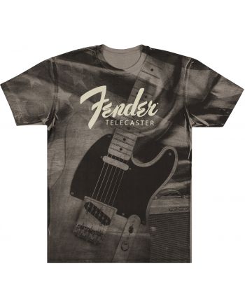 Marškinėliai Fender Tele Belt Print T-Shirt Size S