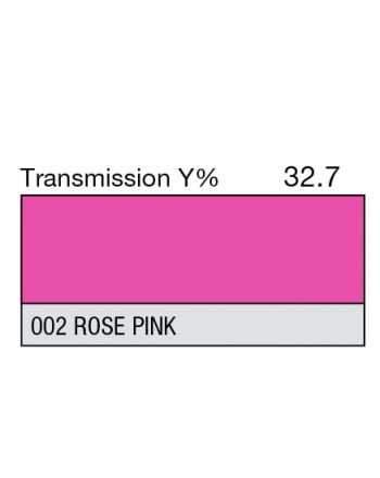 Apšvietimo filtras LEE 002 Rose Pink