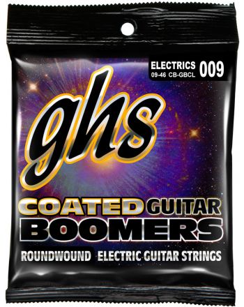 Stygos elektrinei gitarai GHS Coated Guitar Boomers 9-46 CB-GBXL