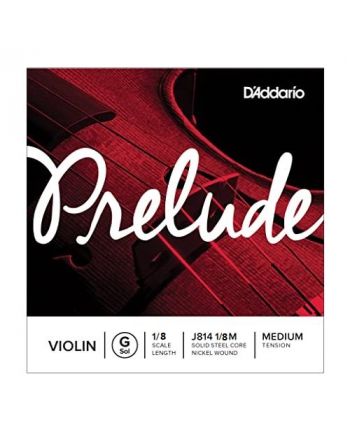 Stygos smuikui D'addario Prelude Violin G 1/8 Med
