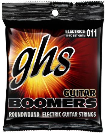 Stygos elektrinei gitarai GHS Boomers 11-50 GBTM