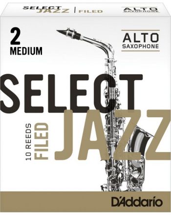 D'Addario Jazz Select 2 Medium RSF10ASX2M