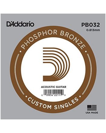 D'Addario Phosphor Bronze .032 PB032