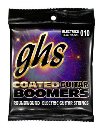 Stygos elektrinei gitarai GHS Coated Guitar Boomers 10-46 CB-GBL