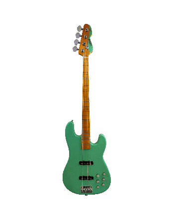 Bosinė gitara Markbass MB GV 4 Gloxy Val Surf Green CR MP