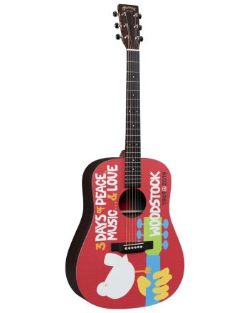 Elektro-akustinė gitara Martin Custom DX Woodstock 50th